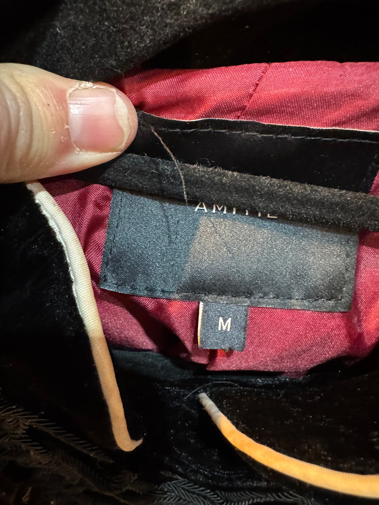 Satin Velvet Military Style Jacket