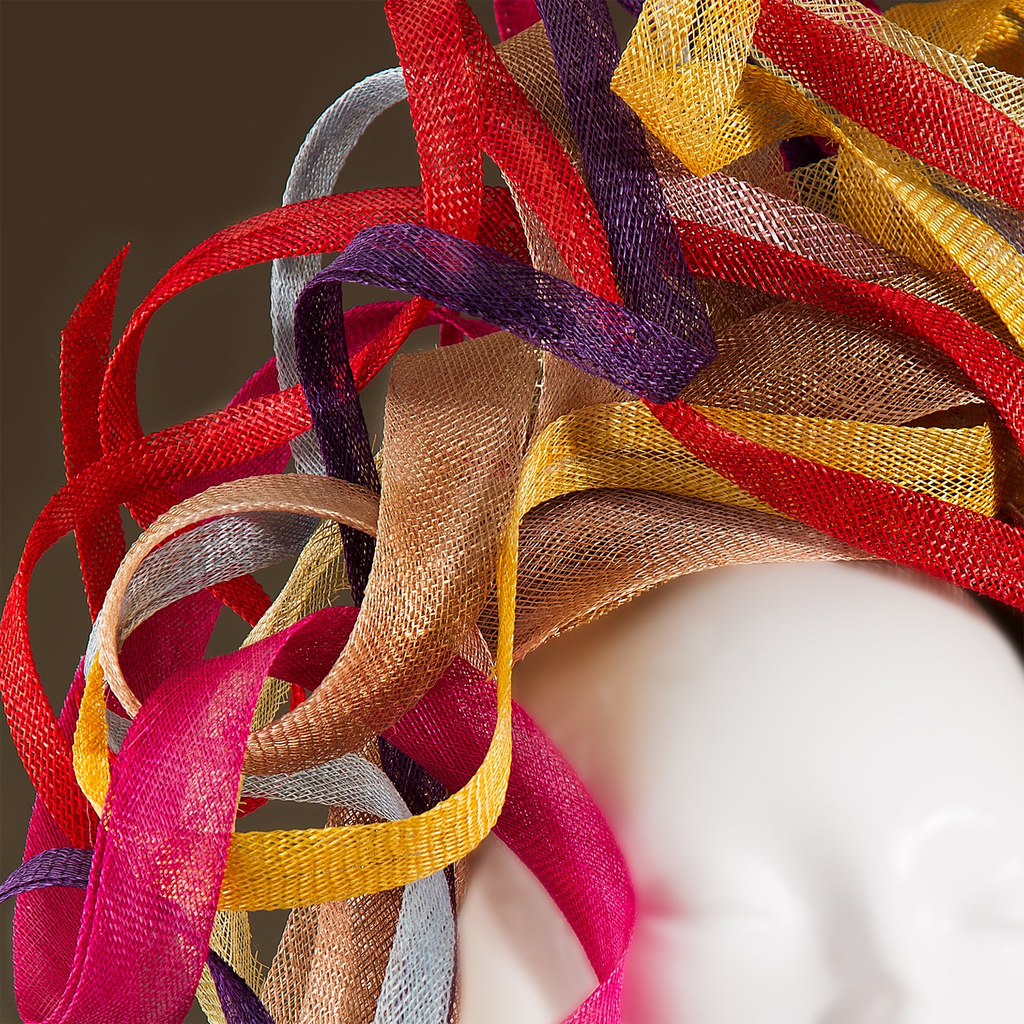 Large Sinamay Occasion Hat, Couture Hat, Statement Hat