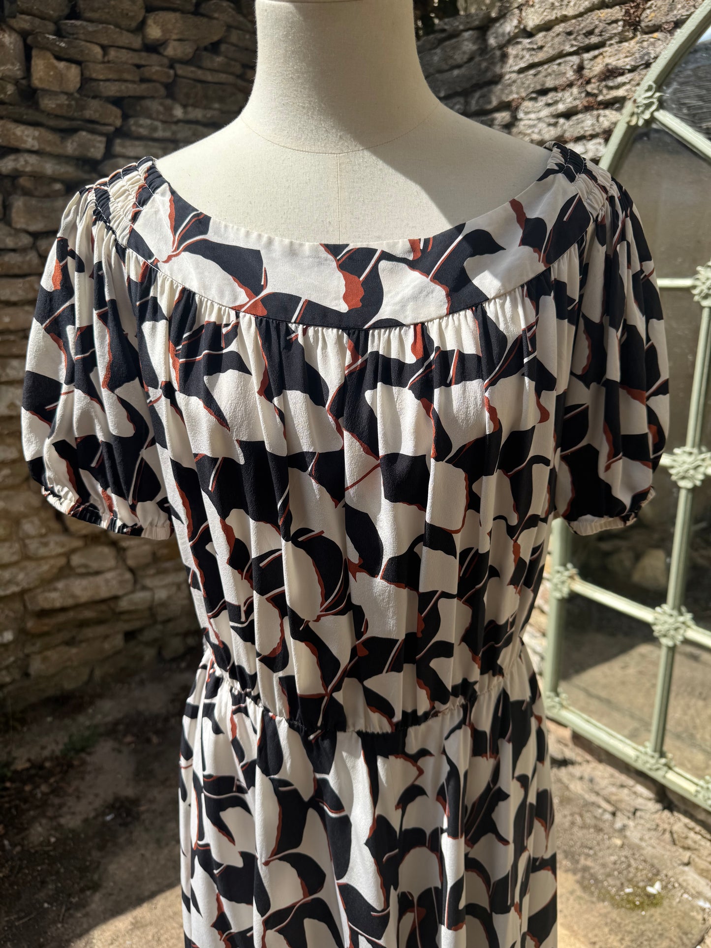 Christian Dior Silk Print Dress