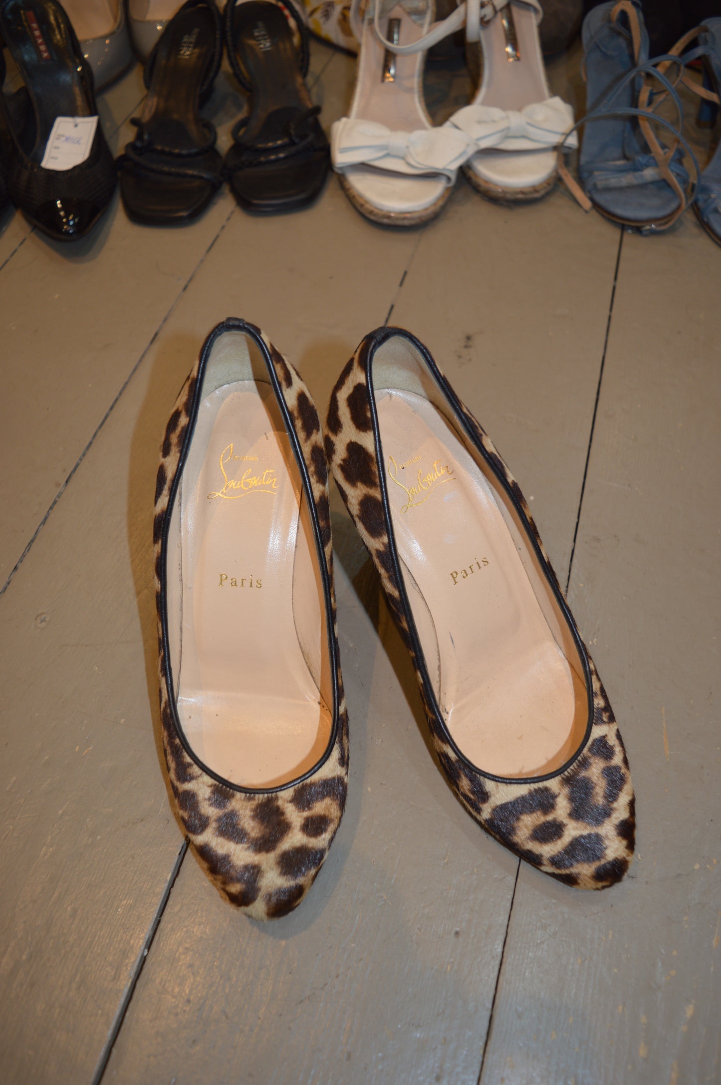 Christian Louboutin Melisa Leopard Wedges