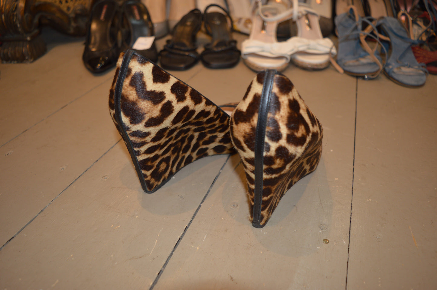 Christian Louboutin Melisa Leopard Wedges