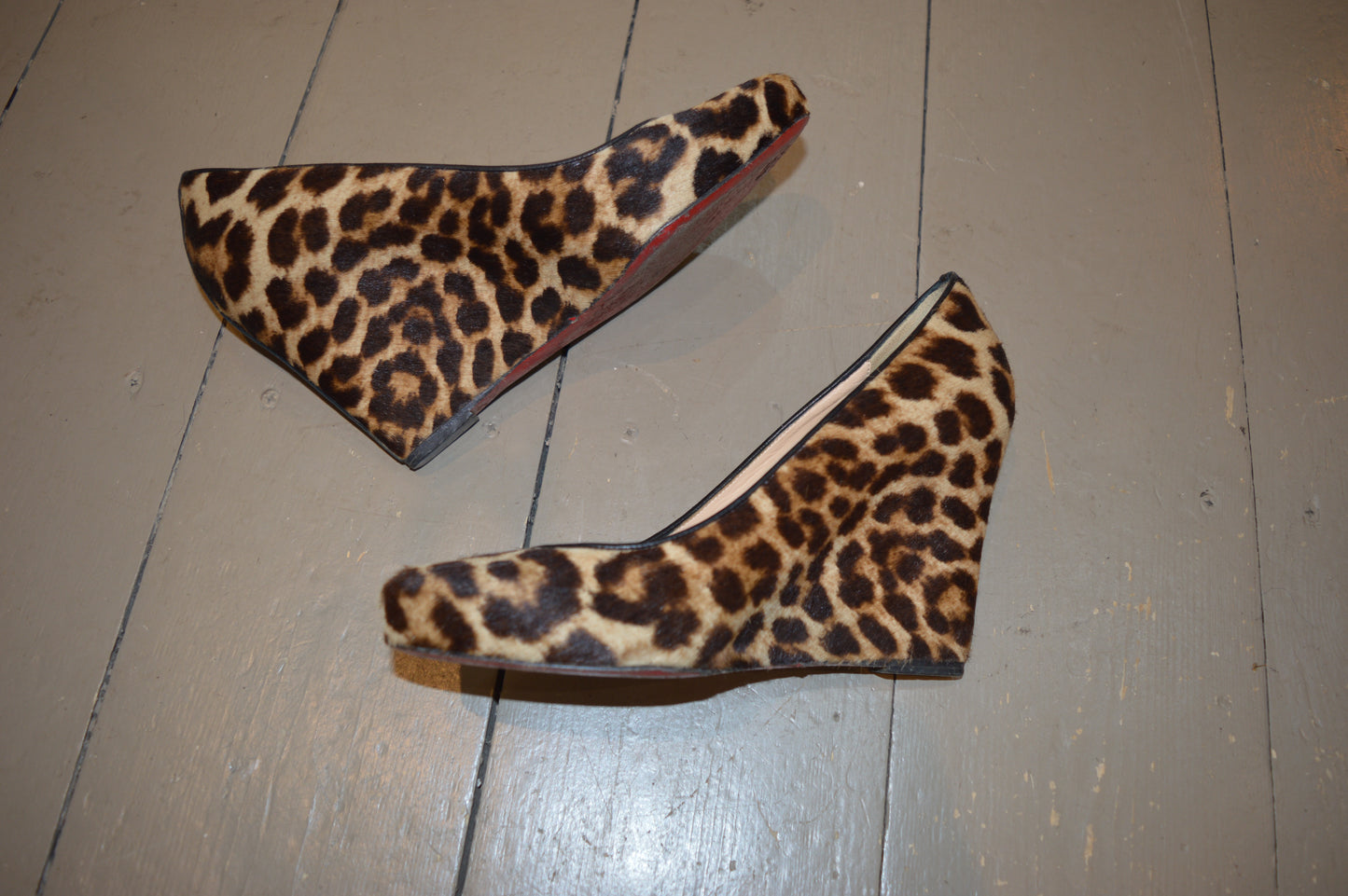 Christian Louboutin Melisa Leopard Wedges