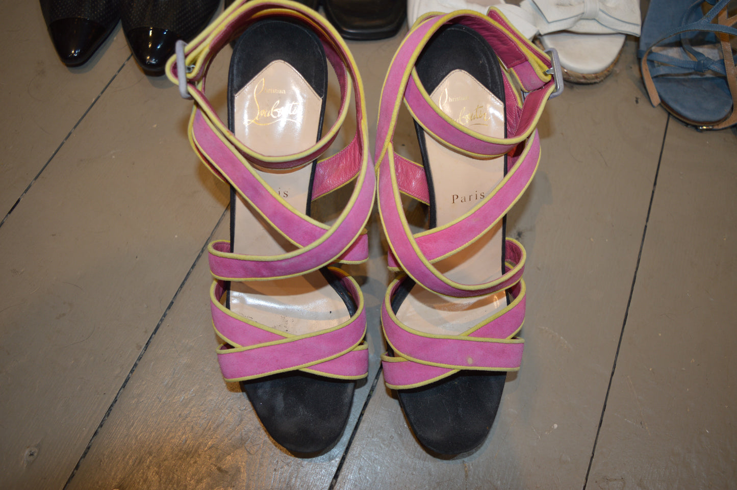 Vintage Louboutin Pink 00’s Heels