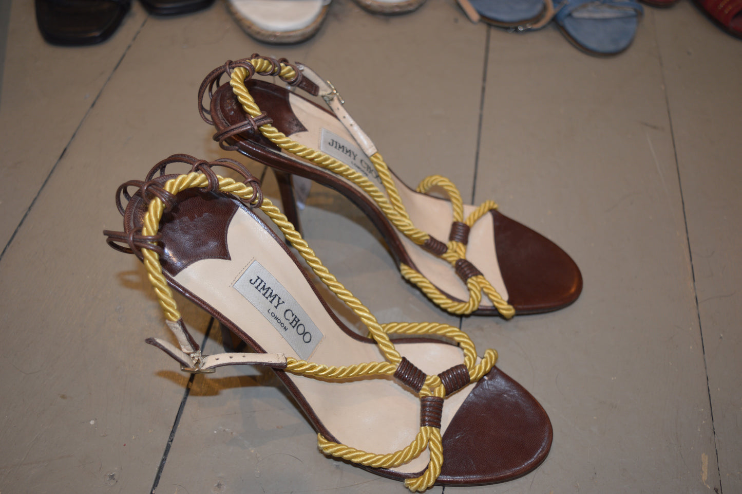 Jimmy Choo Rope Heeled Sandals