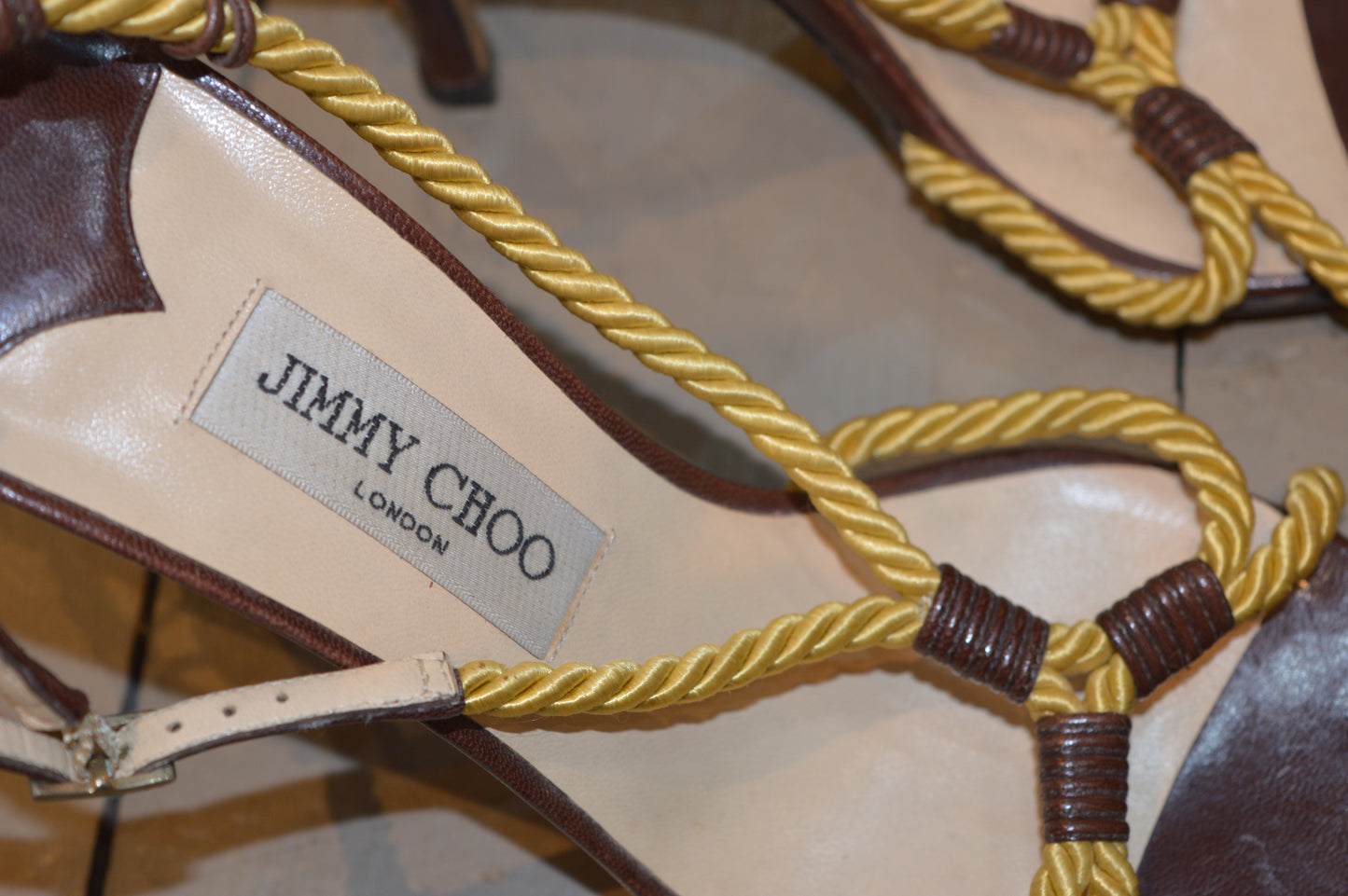 Jimmy Choo Rope Heeled Sandals