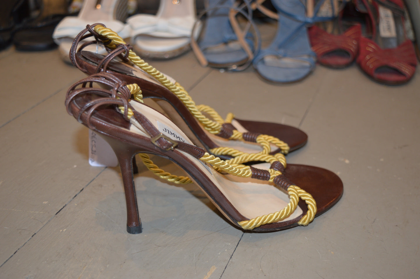 Jimmy Choo Rope Heeled Sandals