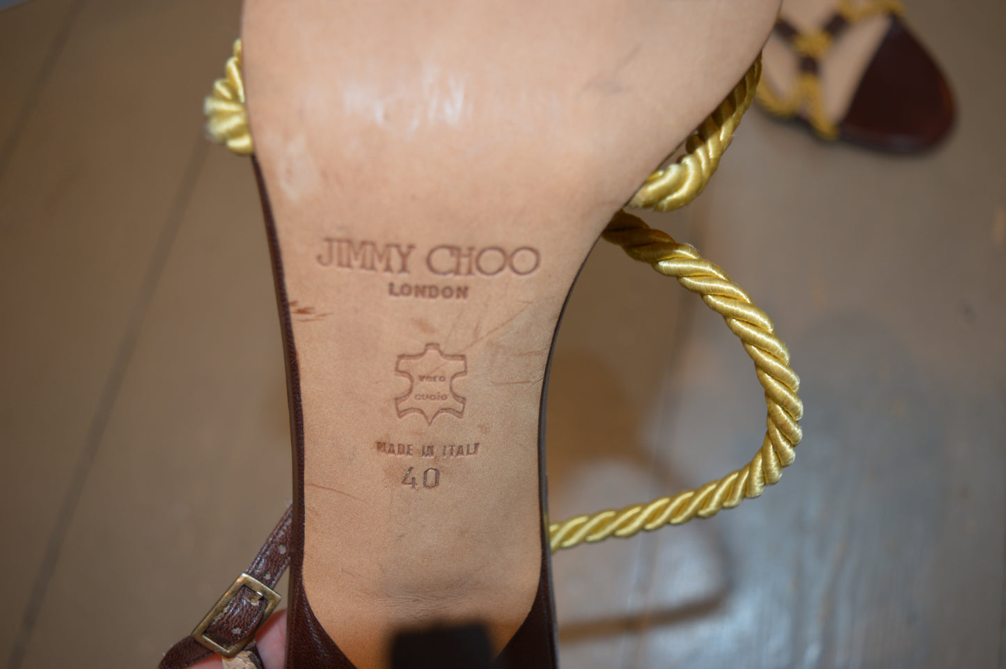 Jimmy Choo Rope Heeled Sandals