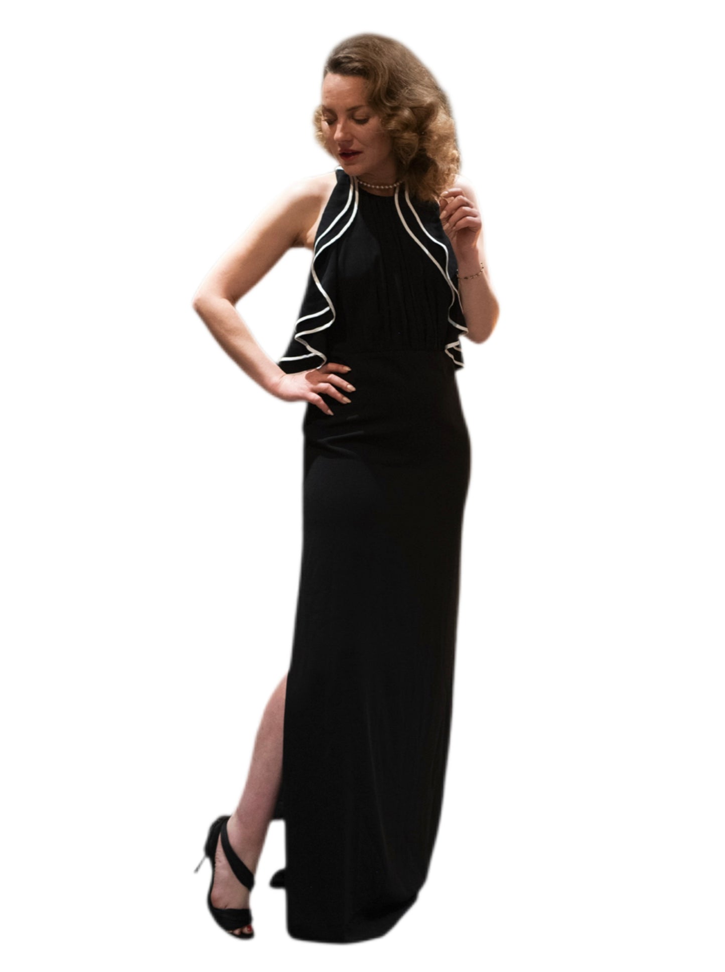 1970s Halston Heritage Evening Dress