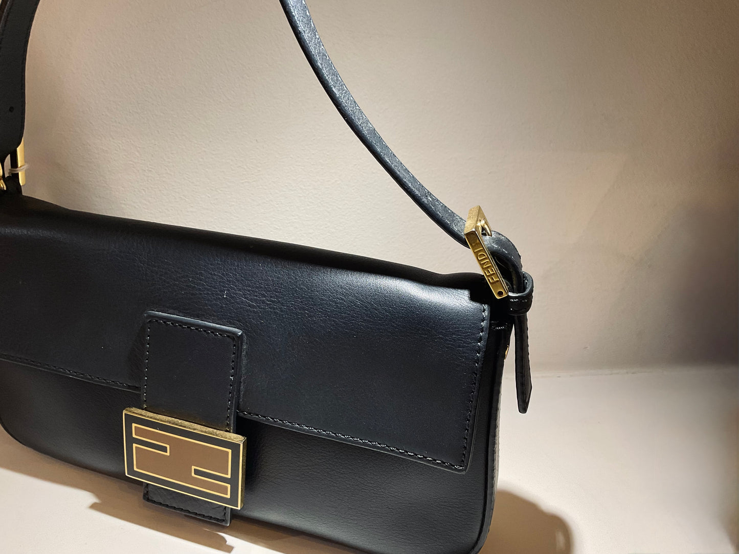 Fendi Mumma Baguette Bag Black