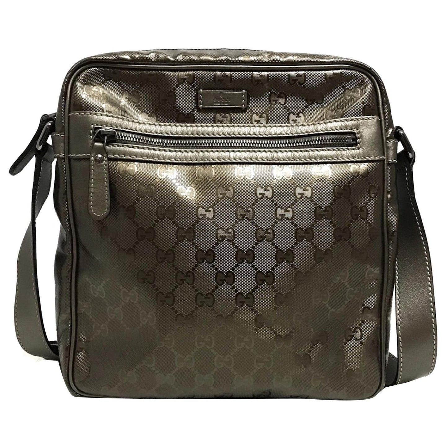 Gucci GG Monogram Messenger Crossbody Bag