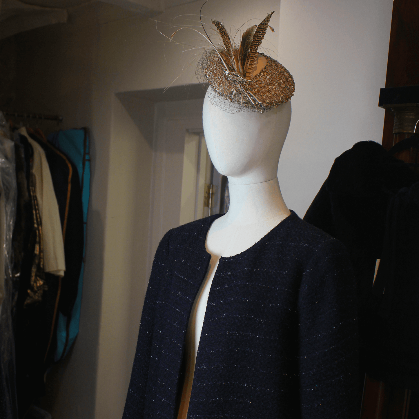 Black Handmade Women's Coat