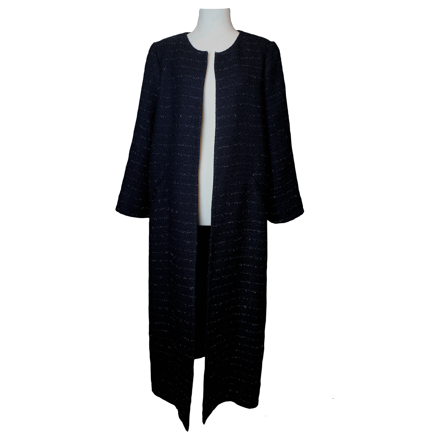 Black Handmade Women's Coat