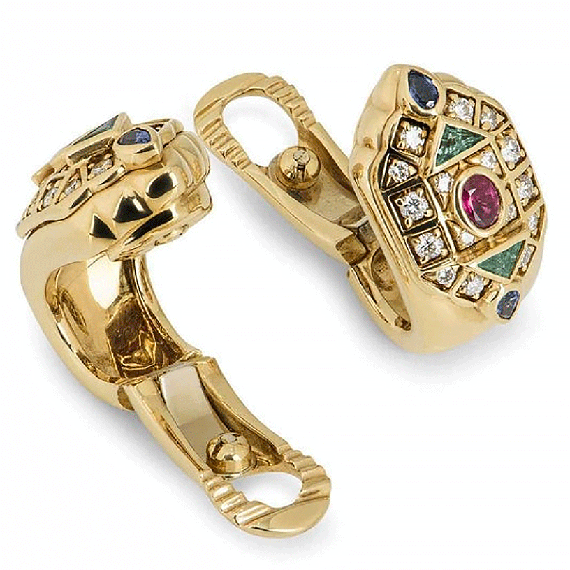 Cartier Byzantine Collection Clip-on Earrings