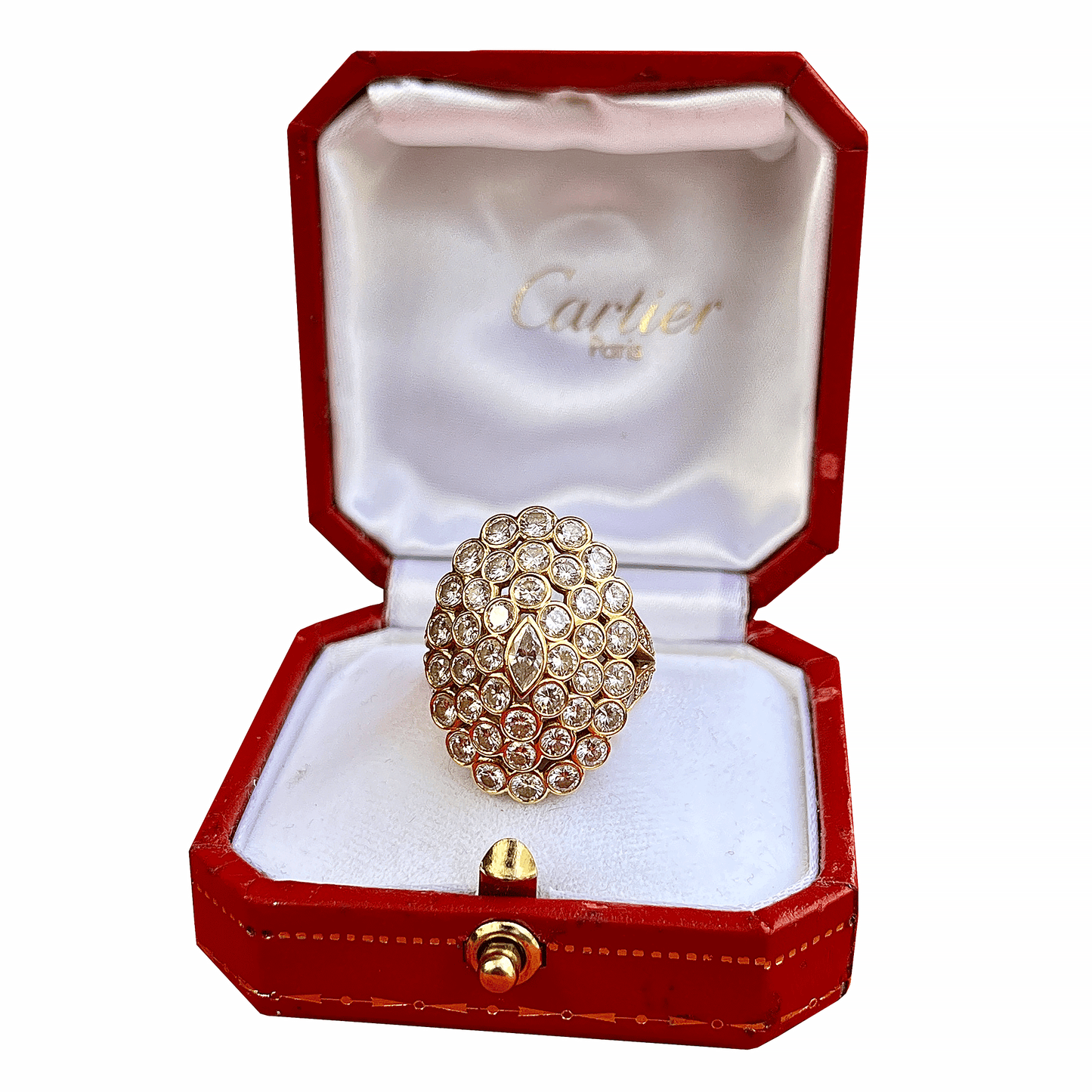 Cartier Marquise Diamond Cluster Ring