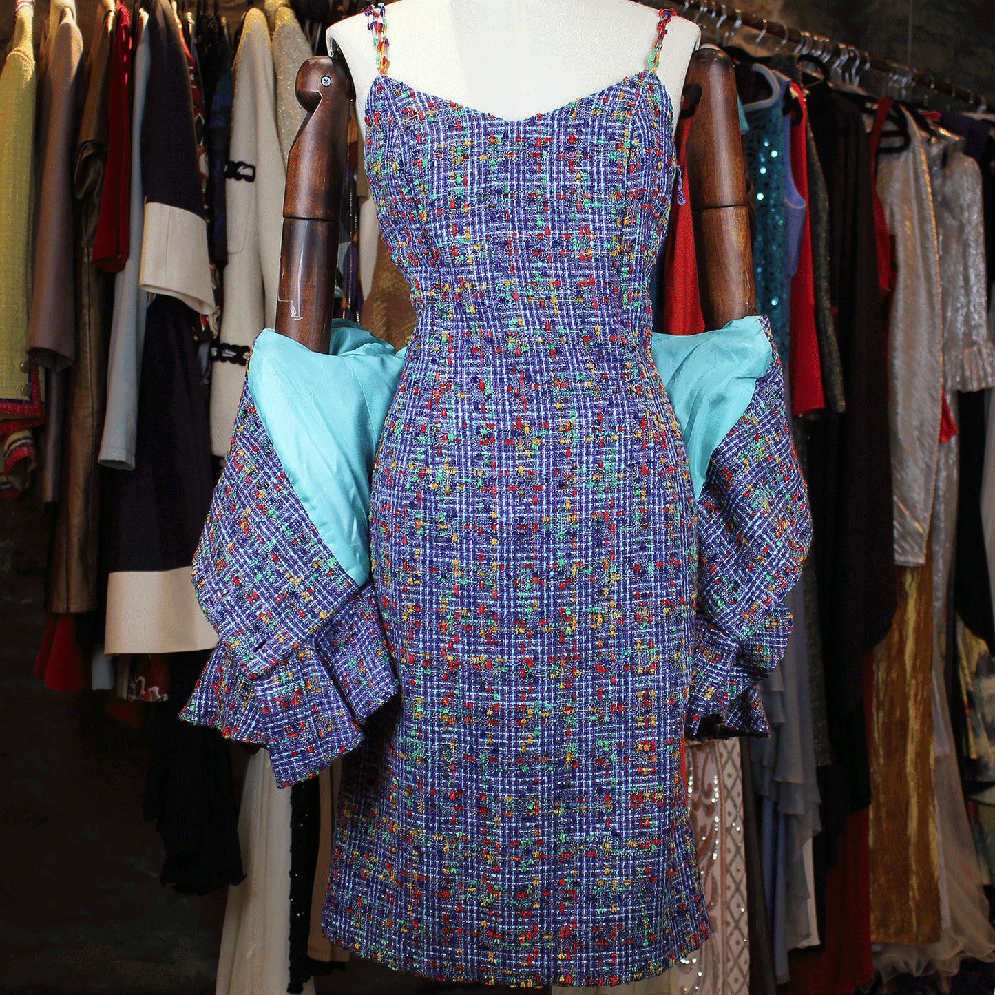 Tweed Skirt Suit