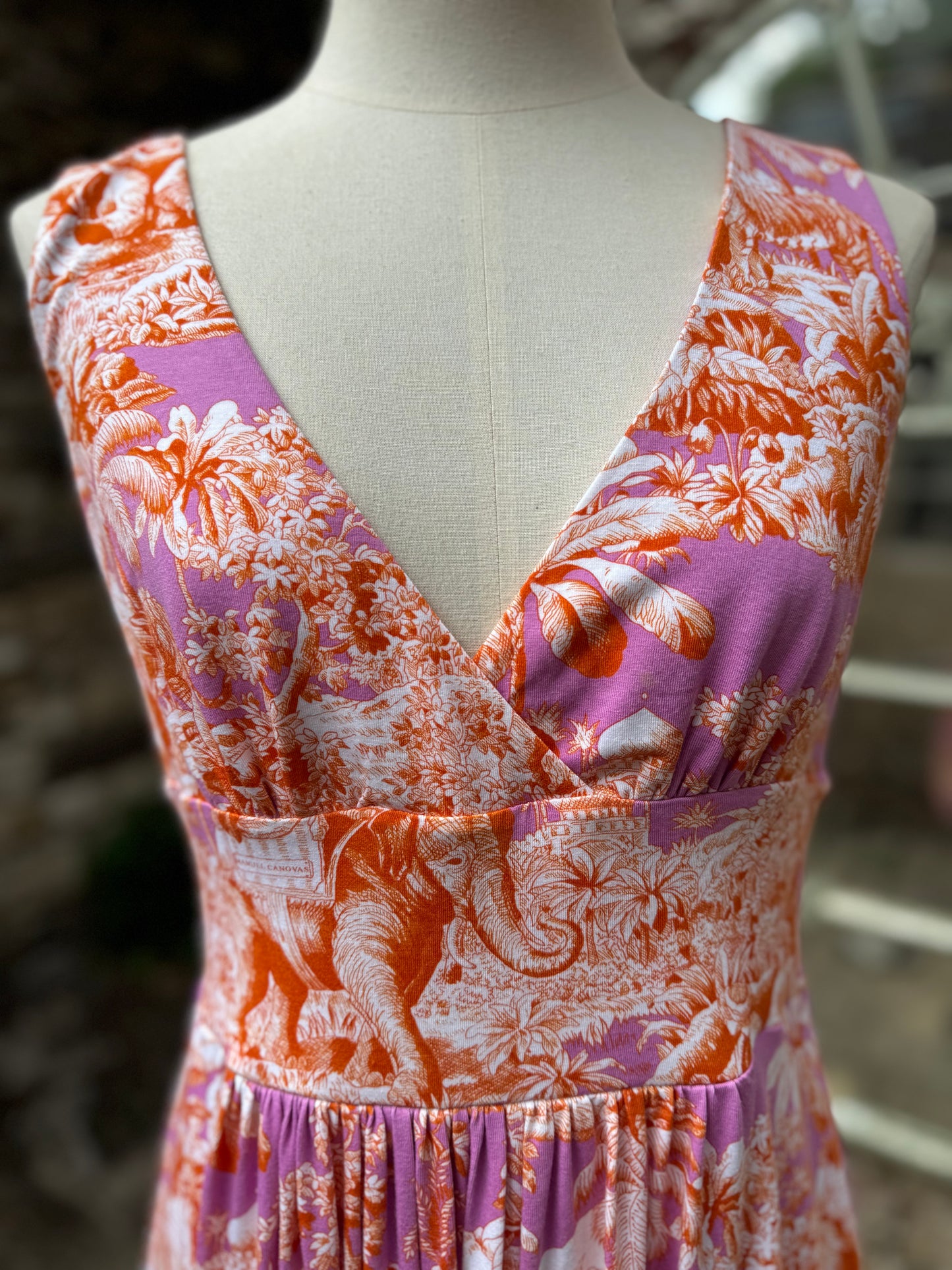 Chris Clyne Sleeveless Print Summer Dress