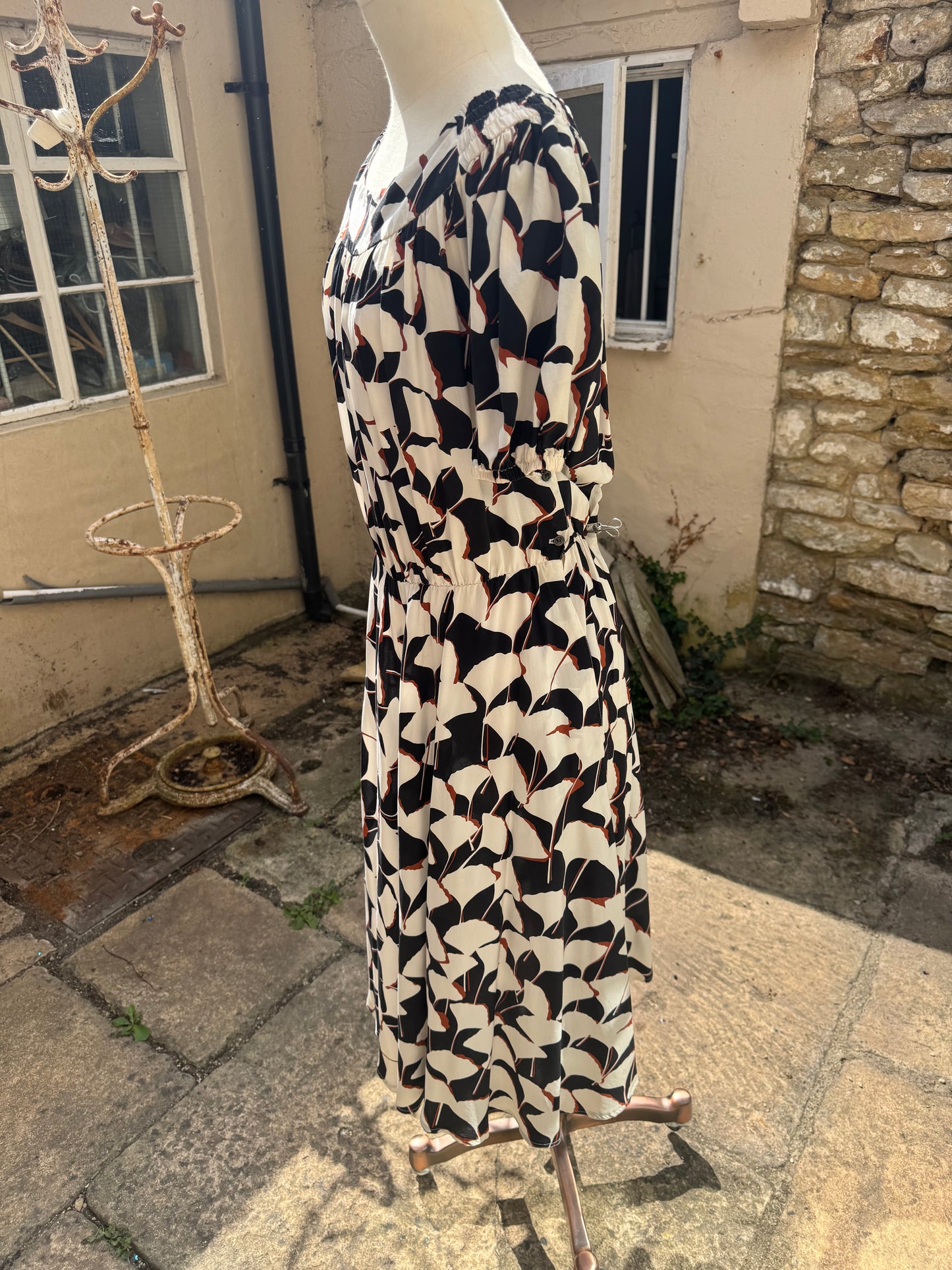 Christian Dior Silk Print Dress