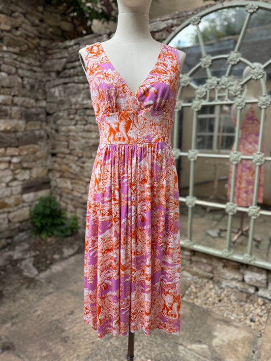 Chris Clyne Sleeveless Print Summer Dress