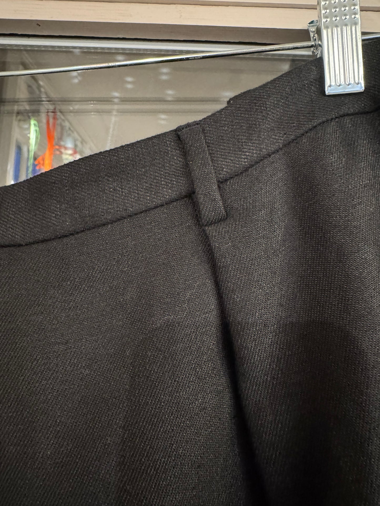 Rare YSL Barrel Leg Wool Gabardine Trousers