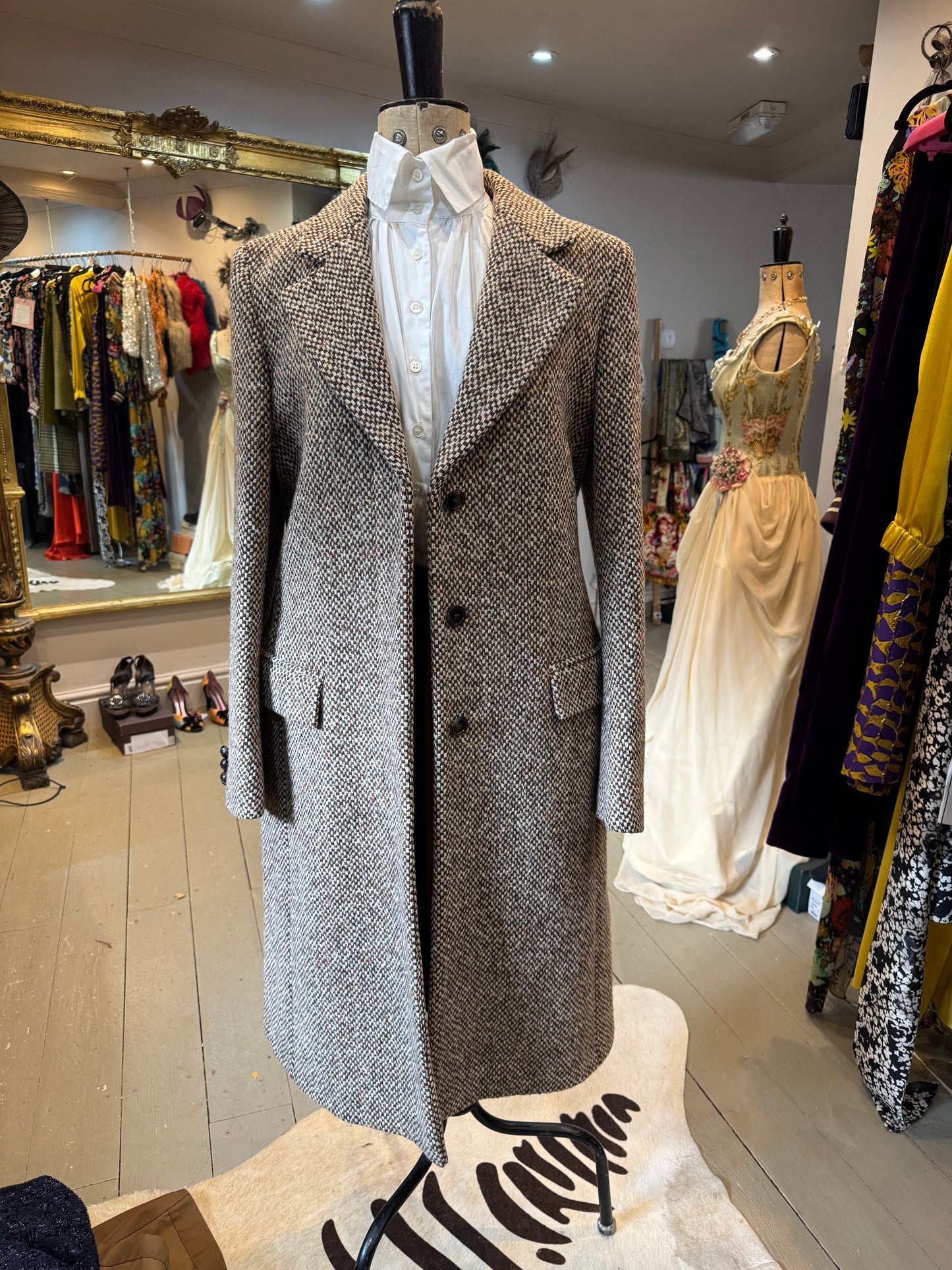 MaxMara Tweed Style Wool Coat
