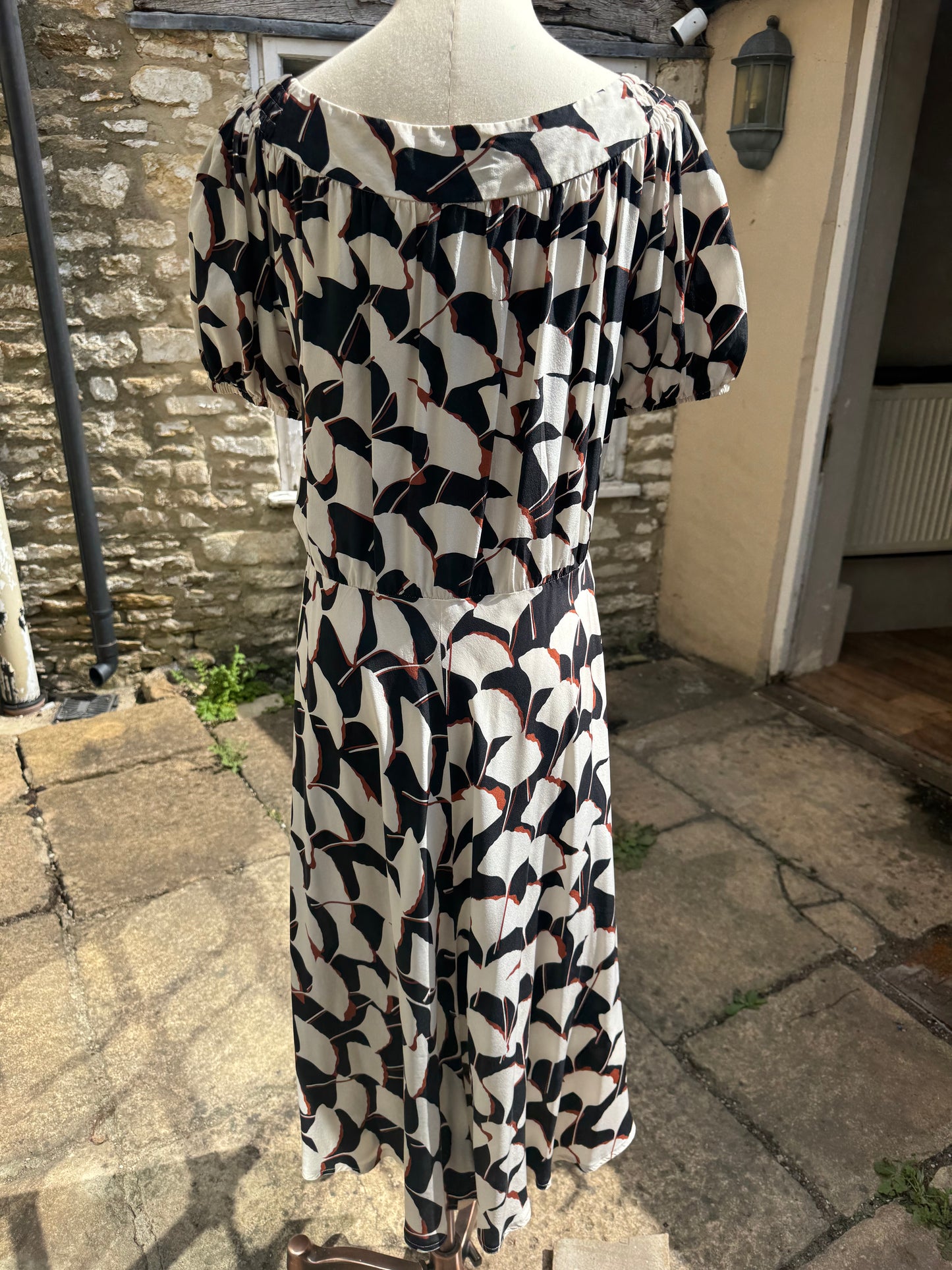 Christian Dior Silk Print Dress