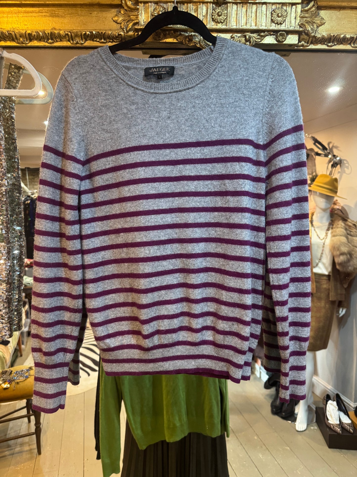 Cashmere Striped Sweater