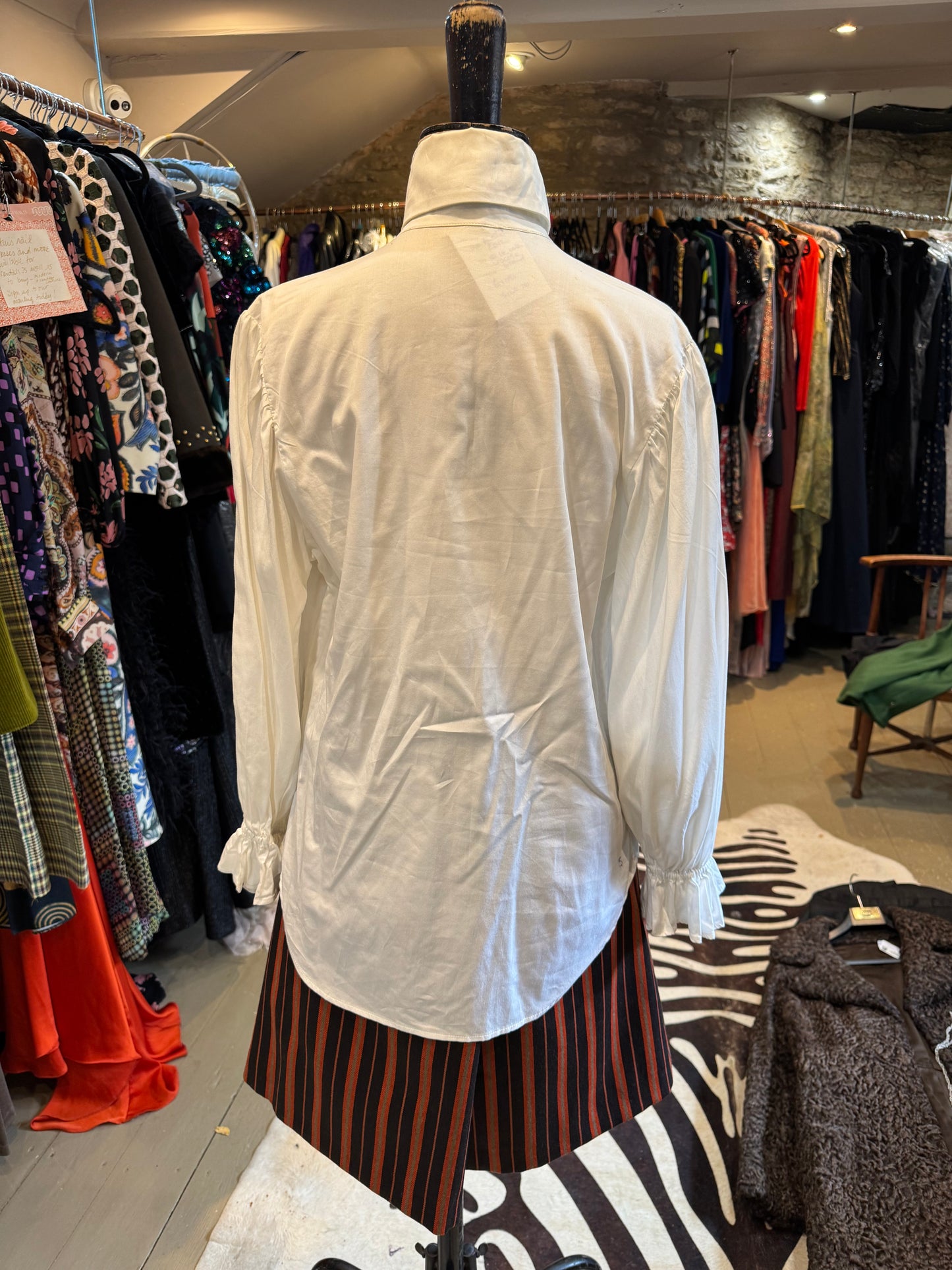 White Silky Cotton 2012 Moloh Layering Shirt