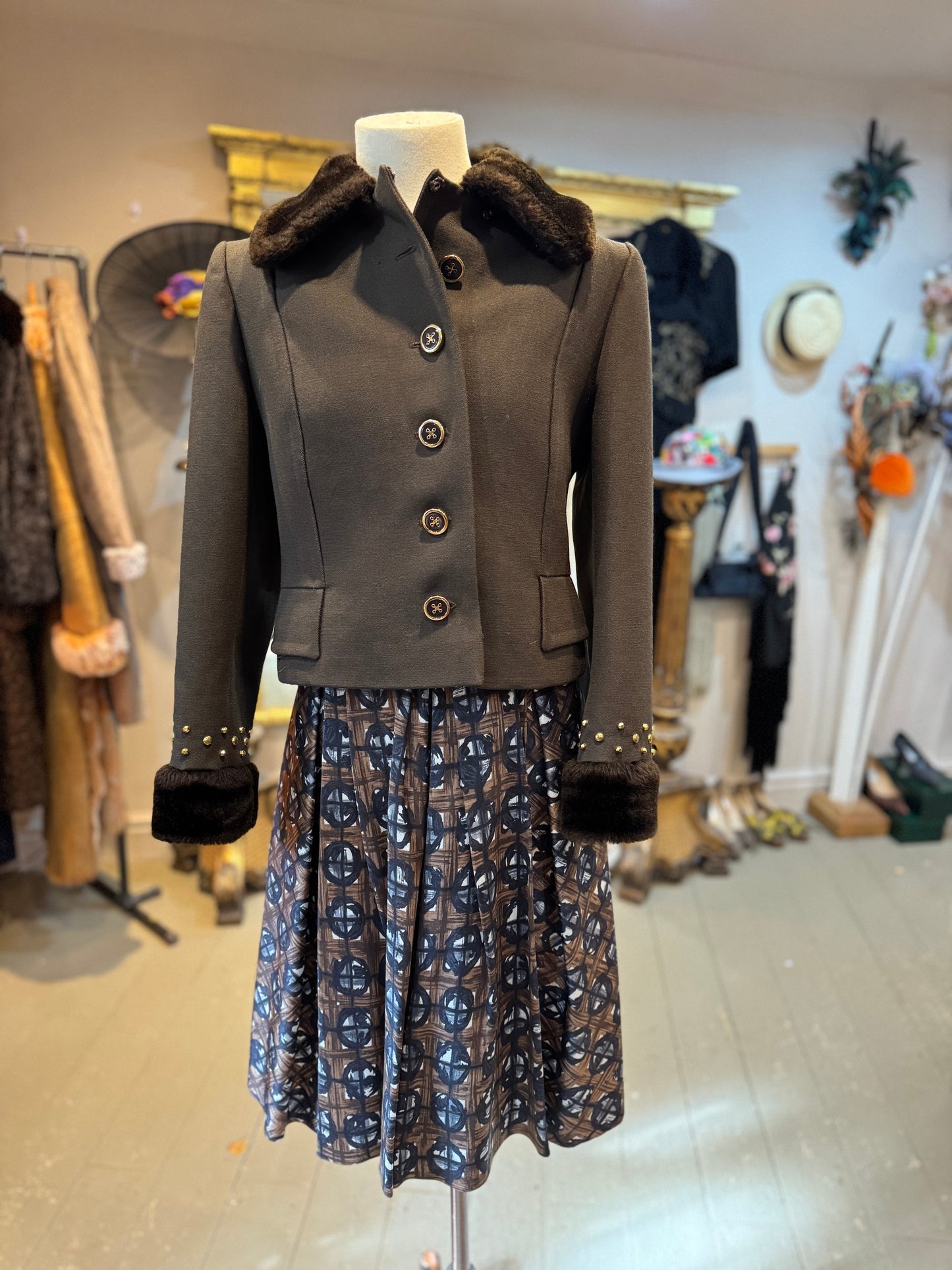 Oscar de la Renta Silk Dress