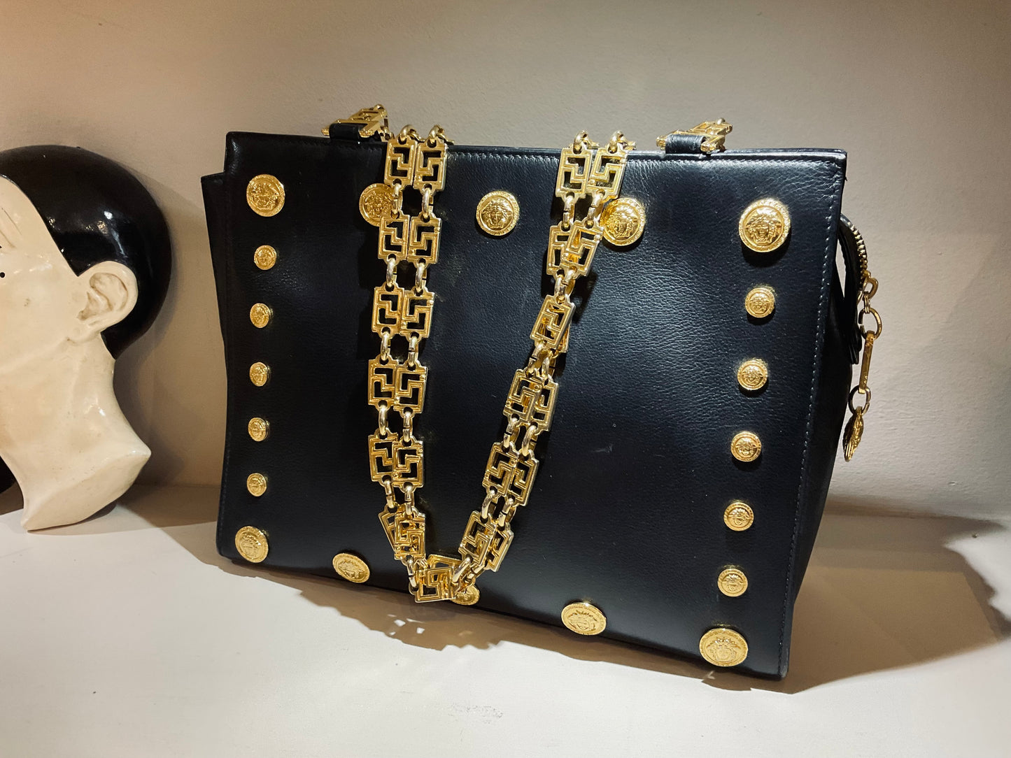 Gianni Versace Couture 1990’s Black Bag