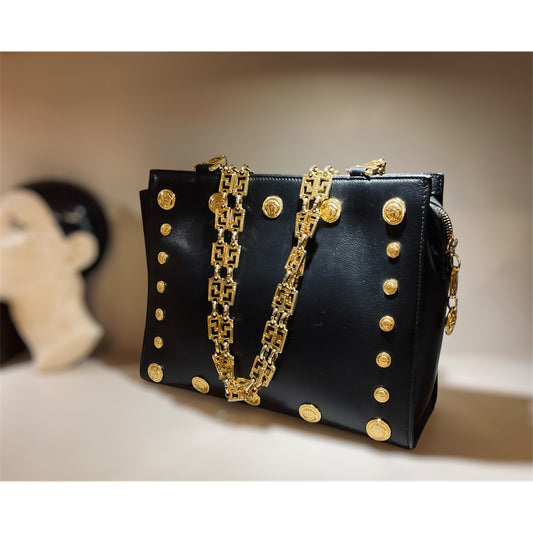 Gianni Versace Couture 1990’s Black Bag