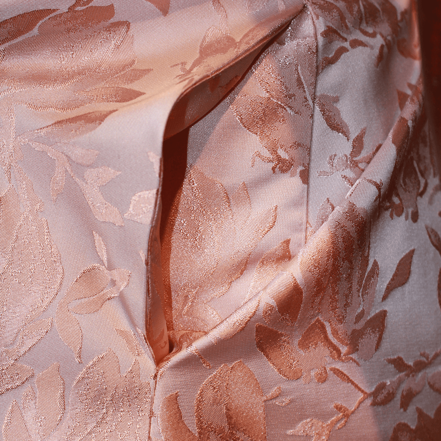 Nataliya Couture Pink Satin Brocade Ball Gown